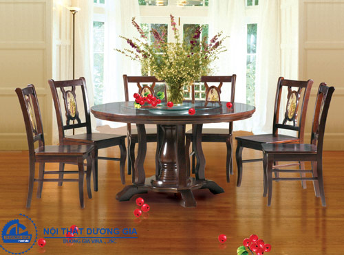 Chọn bàn ăn nên dùng gỗ gì theo điều kiện tài chính của gia đình