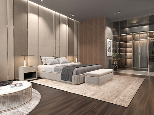 Thiết kế phòng ngủ làm từ gỗ sang trọng